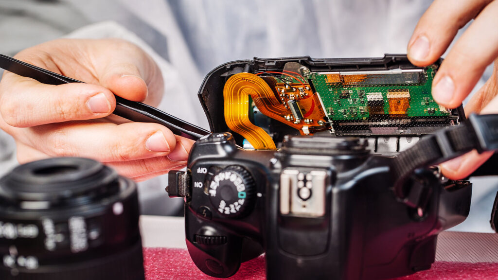 Canon camera reparatie